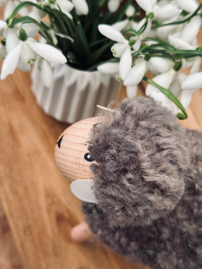 Får Grå / taupe – Stor - VIAMAJA.DK