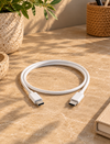 Opladerkabel USB-C til USB-C - 1 m hvid