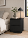 Natbord - Black 2 skuffe