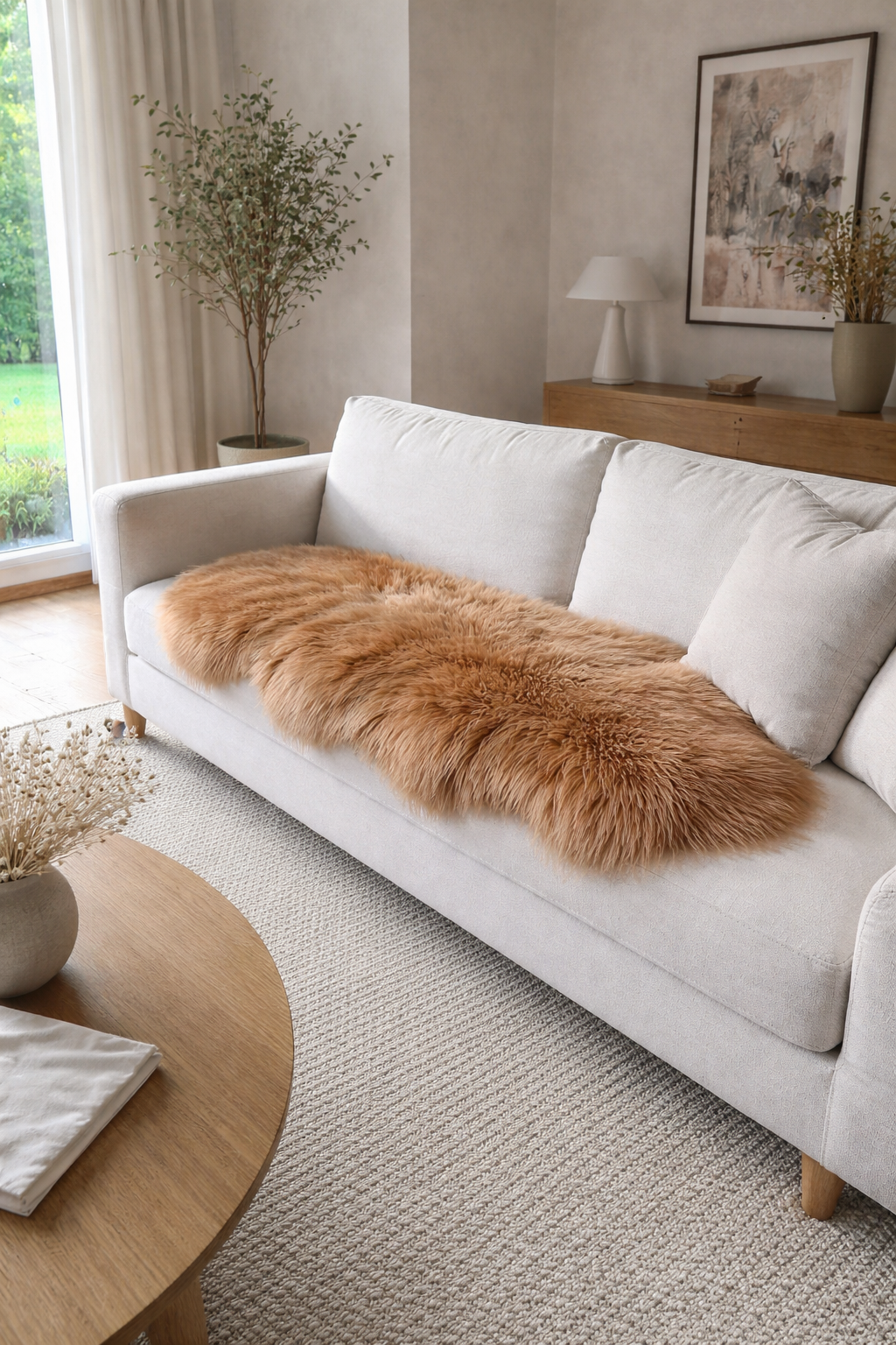 Lammeskind 160 cm - XL Brown patchwork