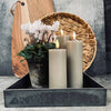 Firkantet bakke i beton look – Mellem
