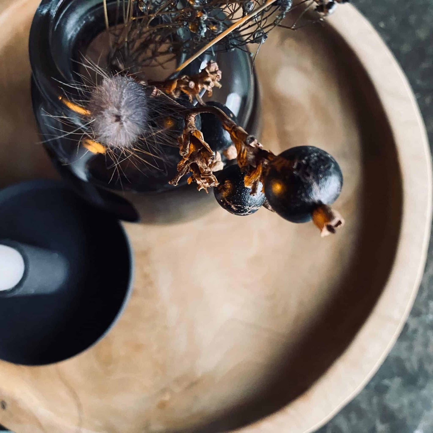 Flot vase i røgfarvet glas - Trademark - VIAMAJA