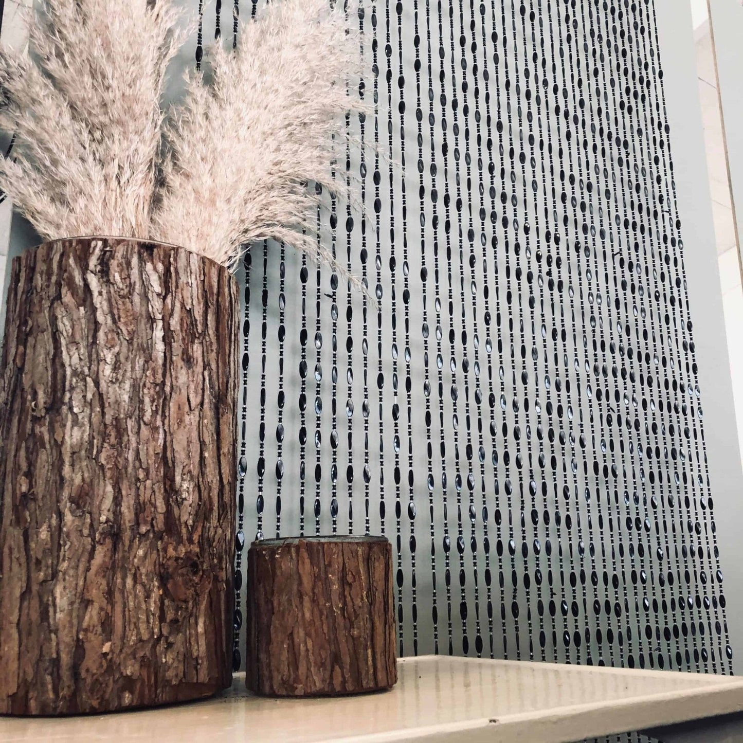 Flueforhæng i sorte perler – VIAMAJA