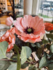 Folie-blomst med 2 hoveder - Lys Rosa