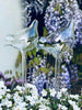 Fugle i glas - Sæt af 2 stk til vanding af blomster