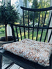 Futon hynde – Blomst i rustfarver 40×40