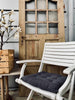 Futon hynde i hør – koksgrå