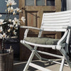 Futon hynde i hør - Salvie grøn