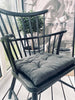 Futon hynde – Sort / grå – 40×40