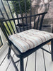 Futon hynde – Stribet lyseblå / sand – 40×40