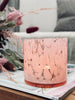 Fyrfadsstage i mundblæstglas Rose