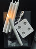 Genopladelige LED Stagelys 4 stk