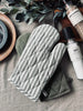 Grillhandske - Quilt Salvie strib