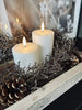 Guirlande med glimmer - 150cm Brown
