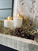 Guirlande med glimmer - 150cm Gold