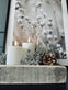 Guirlande med glimmer - 150cm Silver - VIAMAJA.DK