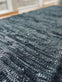 Gulvtæppe – 140x200cm sort læder - VIAMAJA.DK