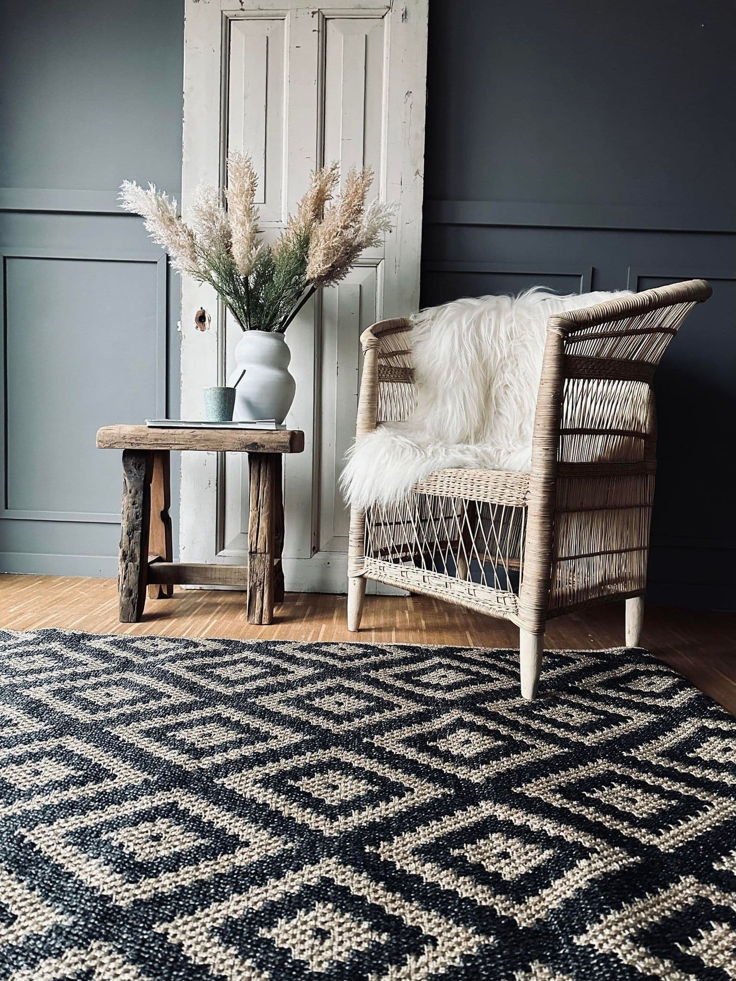 Gulvtæppe 180×120 – Godkendt til inde og ude - VIAMAJA.DK