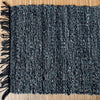 Gulvtæppe i flettet skind – 60x90cm