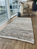 Gulvtæppe i læder - 70x140cm Beige