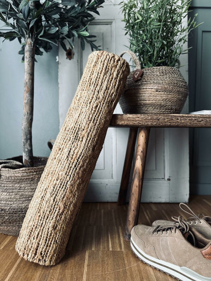 Gulvtæppe i Sumak jute - 60x90 cm - VIAMAJA.DK