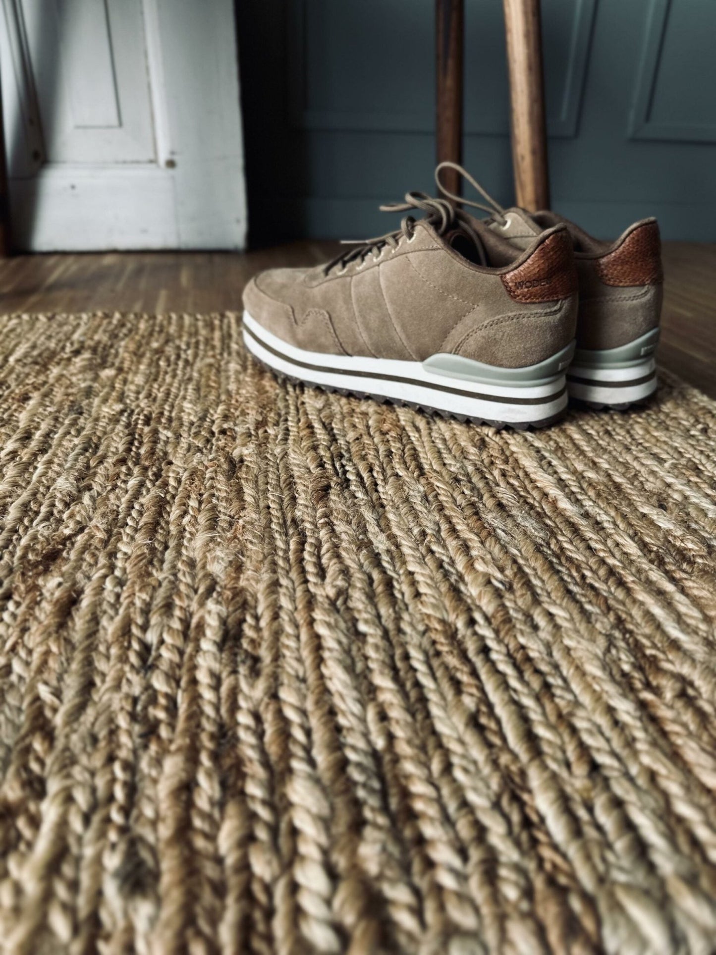 Gulvtæppe i Sumak jute - 60x90 cm - VIAMAJA.DK