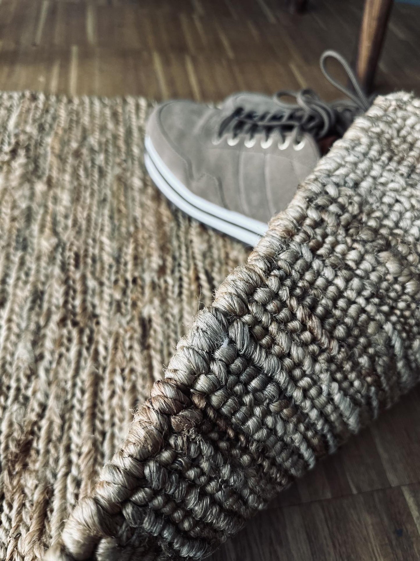 Gulvtæppe i Sumak jute - 60x90 cm - VIAMAJA.DK