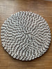 Gulvtæppe m. Dots – Naturmix 90 cm