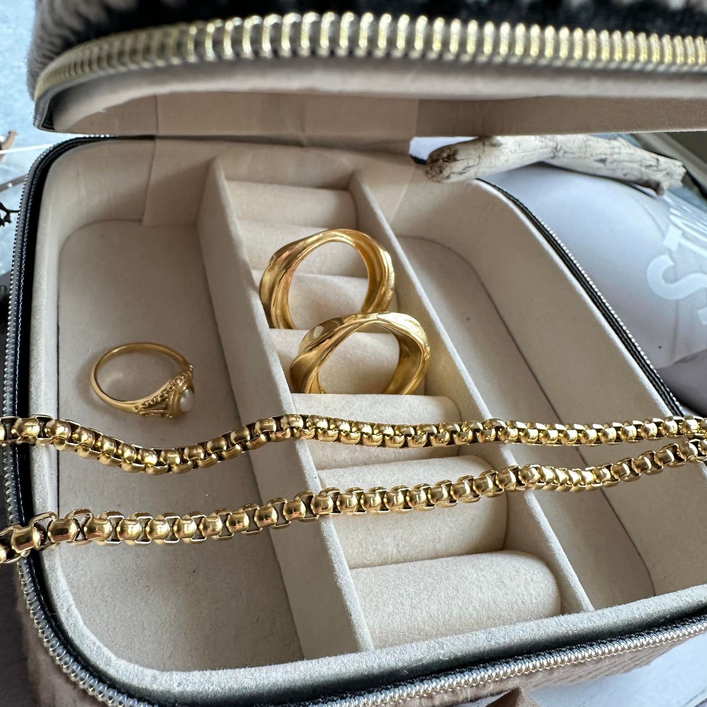 Halskæde Aleandre 18k forgyldt - 59cm - VIAMAJA.DK