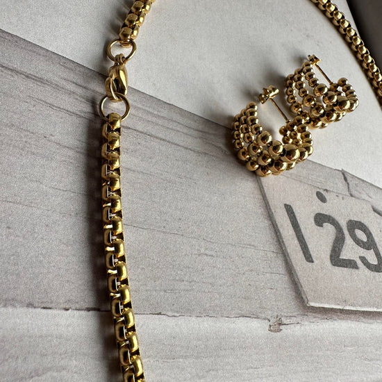 Halskæde Aleandre 18k forgyldt - 59cm - VIAMAJA.DK