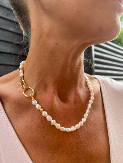 Halskæde Cindy 18K forgyldt - VIAMAJA.DK