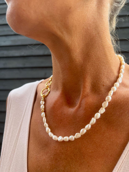 Halskæde Cindy 18K forgyldt - VIAMAJA.DK