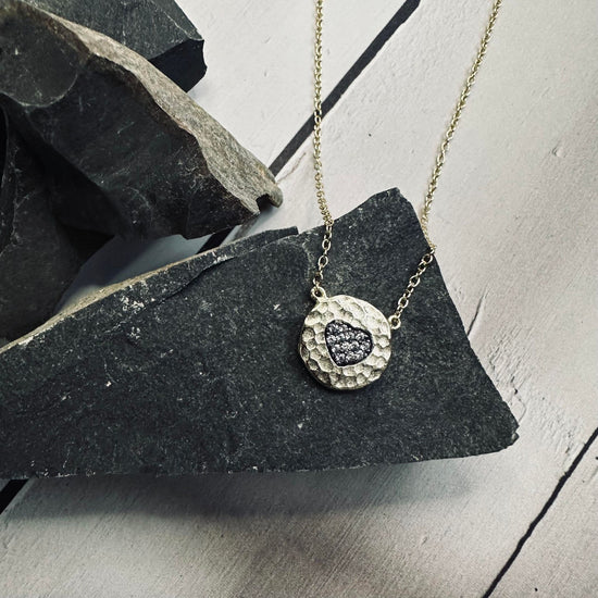 Halskæde Hjerte - forgyldt - VIAMAJA.DK