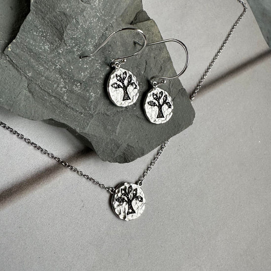 Halskæde Livets træ Silver - VIAMAJA.DK