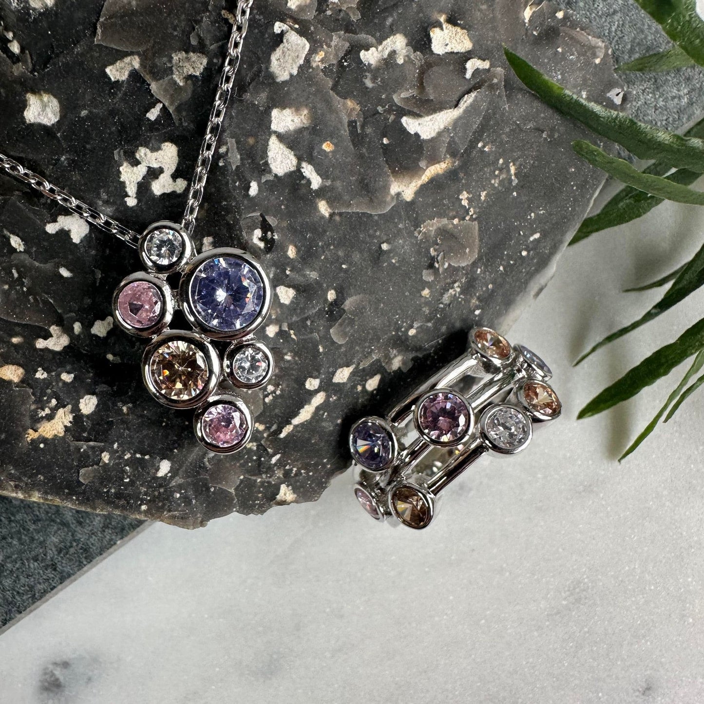 Halskæde Miriam Color - Sterling Silver - VIAMAJA.DK