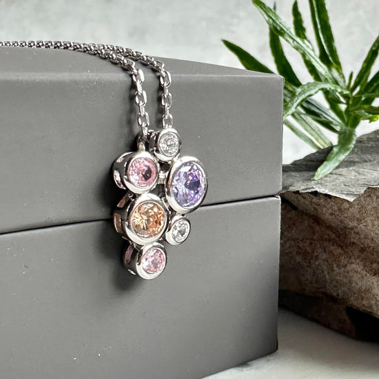 Halskæde Miriam Color - Sterling Silver - VIAMAJA.DK
