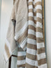 Hammam håndklæde – Beige strib