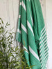 Hammam håndklæde - GREEN MIX