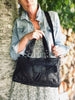 Håndtaske/ crossbody VICTORIA i blød skind