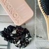 Hårelastikker scrunchie 2 stk - Sort mix