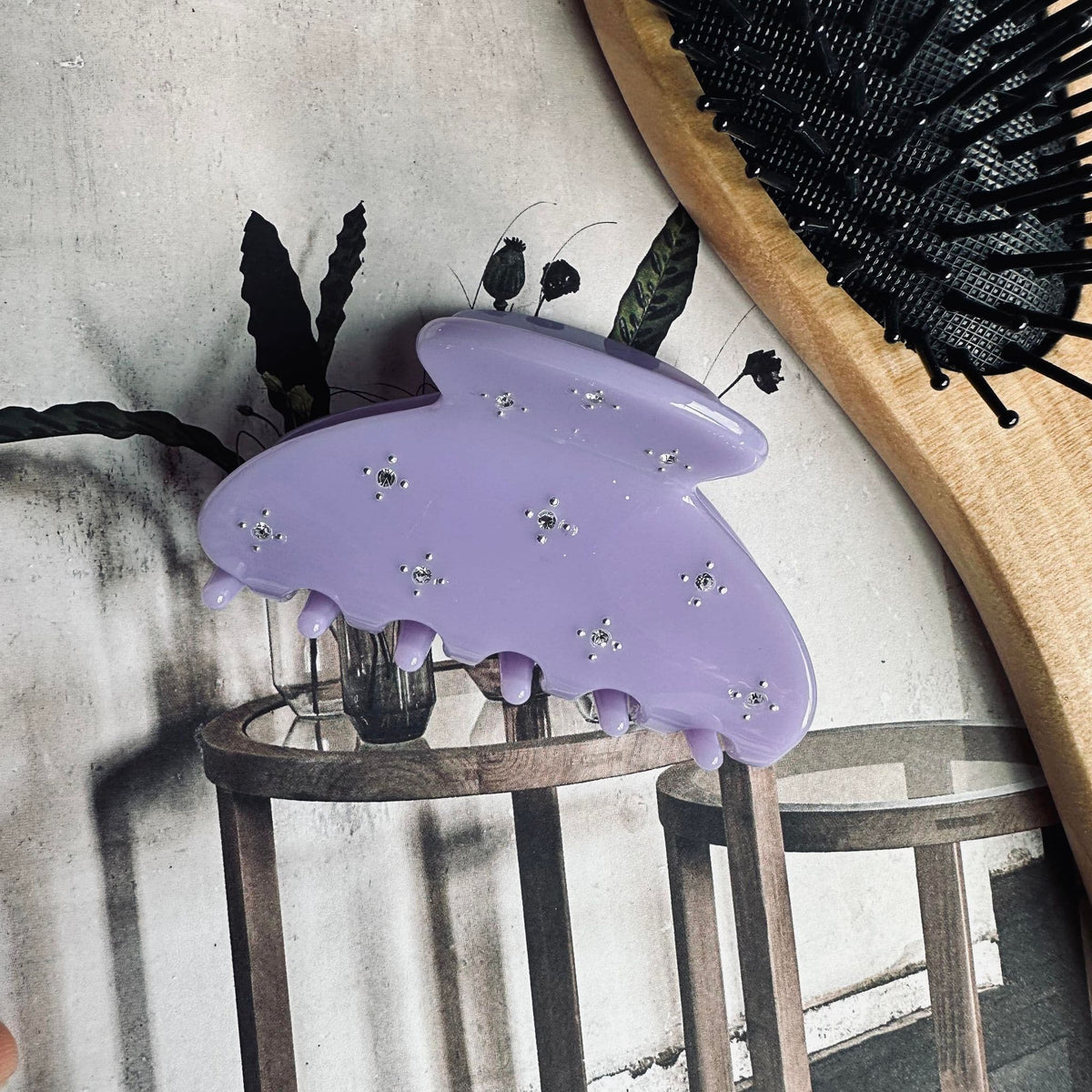 Hårklemme Deluxe Cambrige Lavendel - VIAMAJA.DK