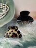 Hårklemmer Black / Leopard – Sæt med 2 stk