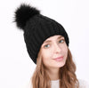 Hue med kvast - Black