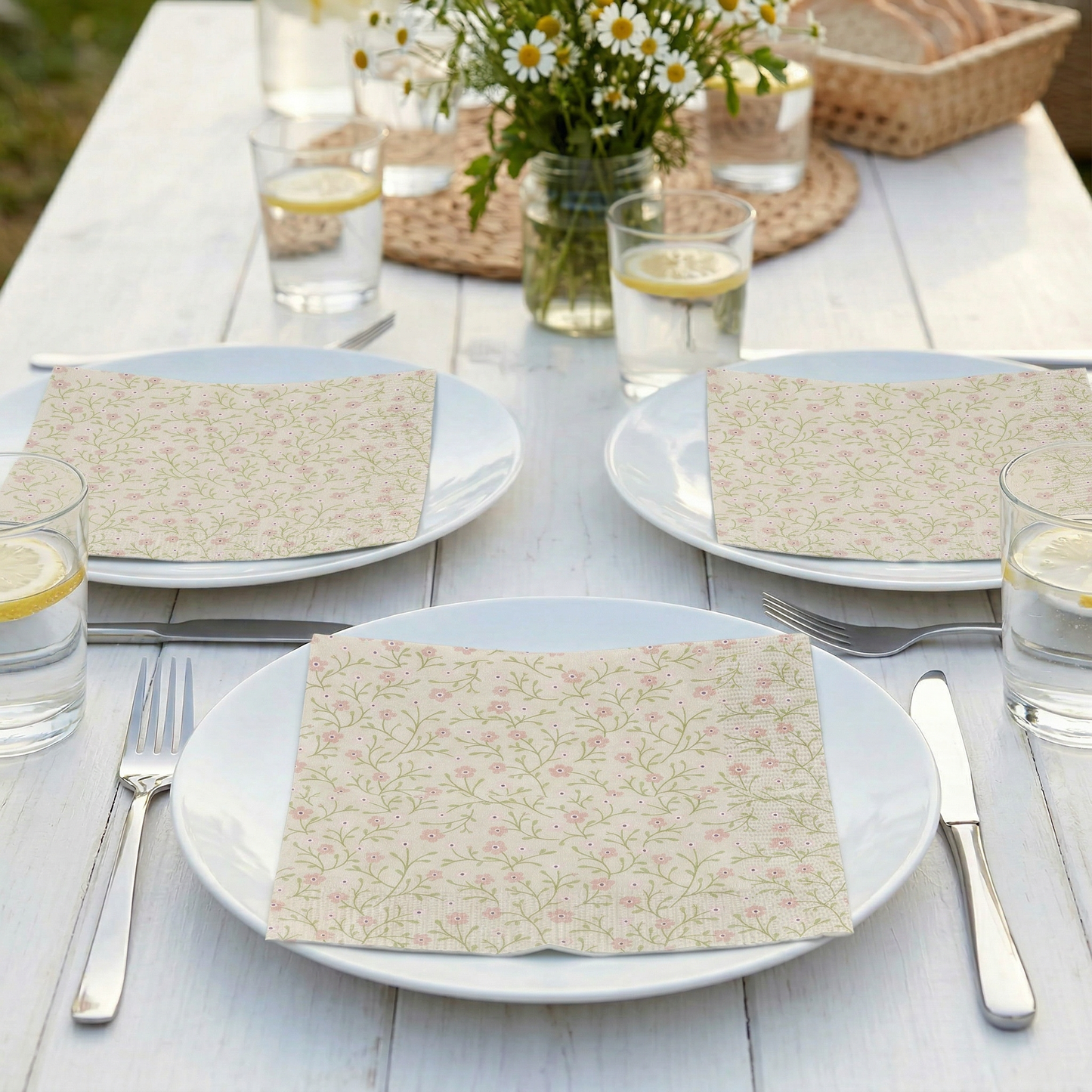Servietter small flower - 20 stk