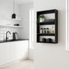 Hylde med 3 hylder - Black