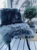 Imiteret Dark Grey pels