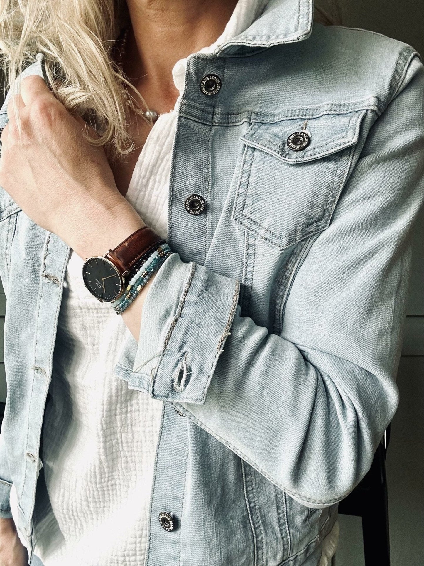 Jakke Alina Denim - VIAMAJA.DK