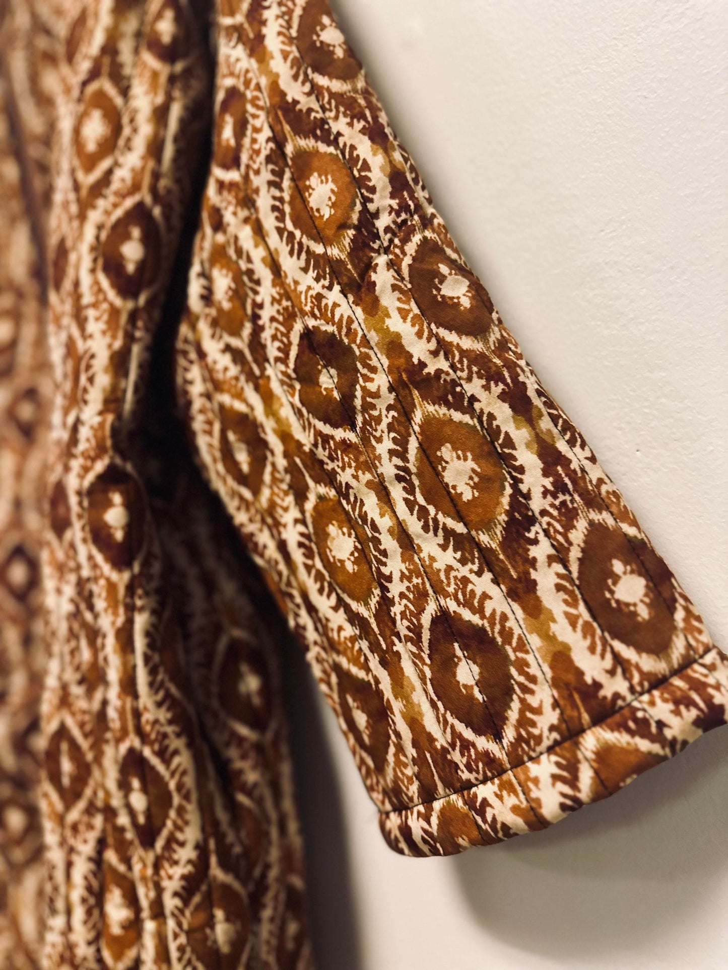 Jakke Quilt cognac - VIAMAJA.DK