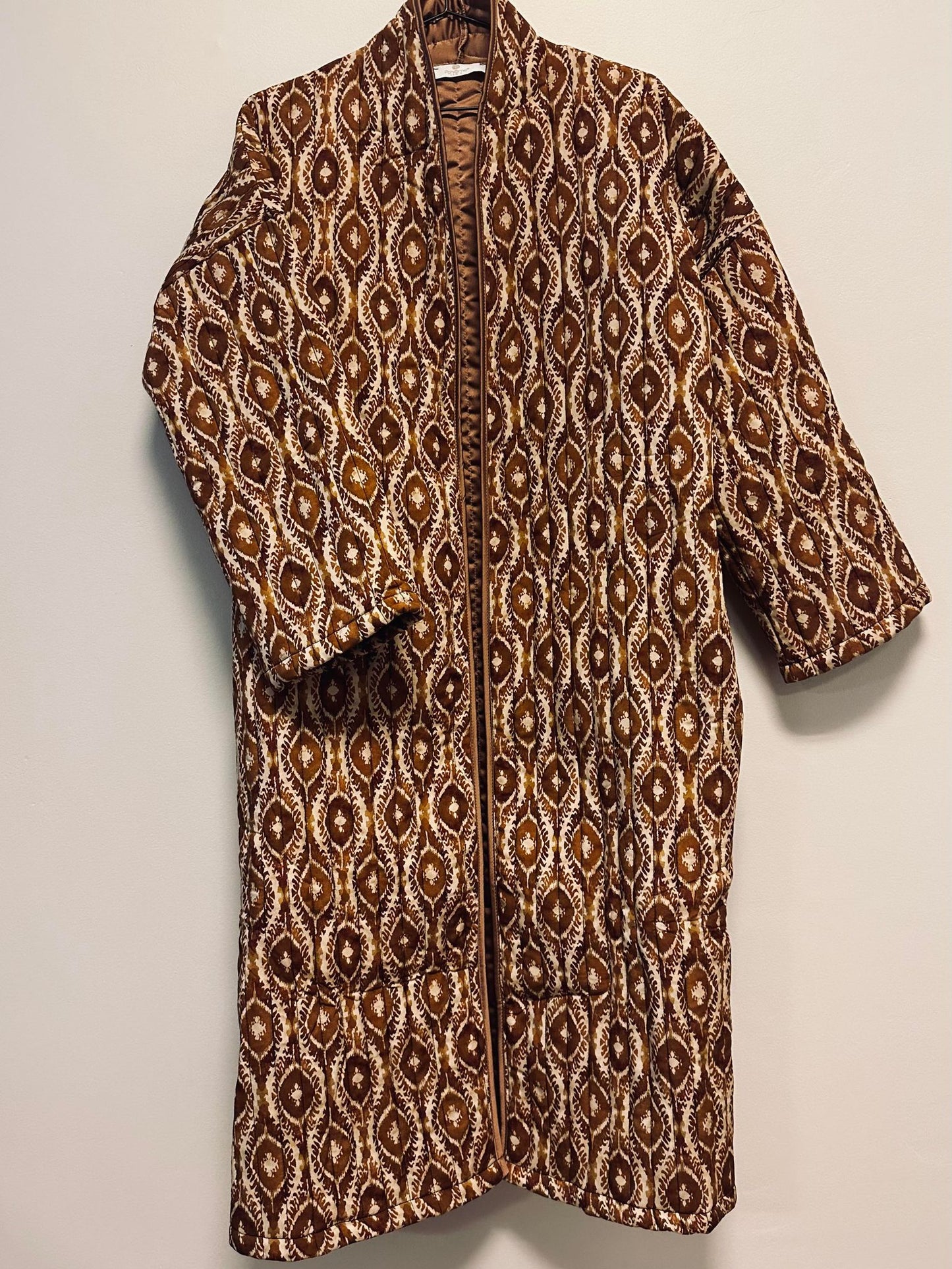 Jakke Quilt cognac - VIAMAJA.DK