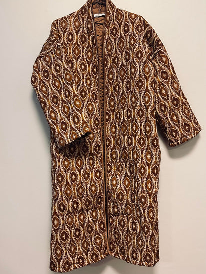 Jakke Quilt cognac - VIAMAJA.DK